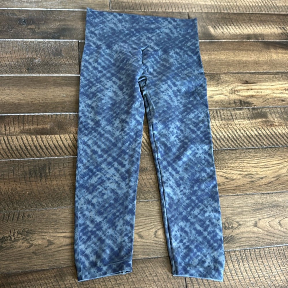 Spanx like new blue grey leggings Size XL